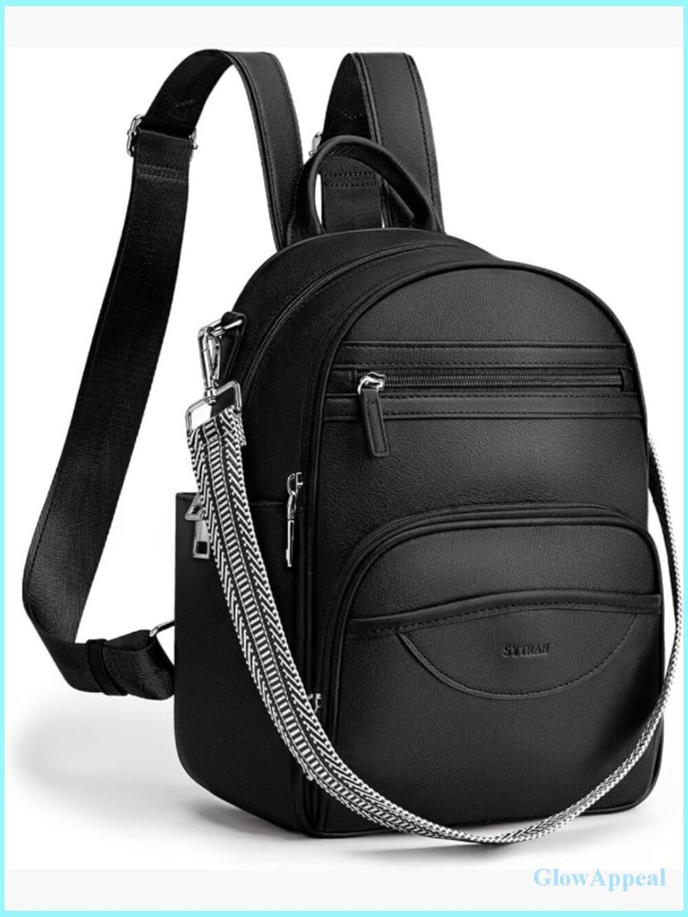 Vegan Leather Backpack Purse with RFID Blocking & Tablet Pocket